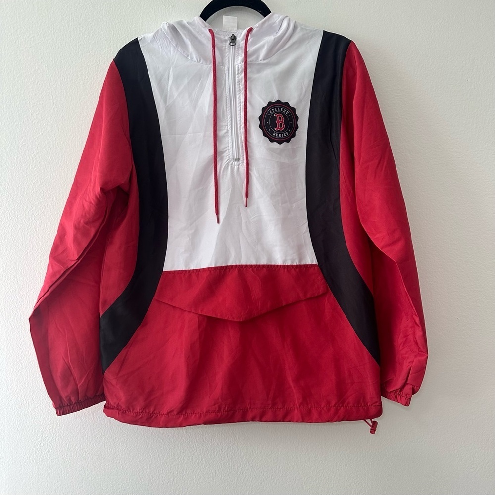 Limited Edition Harvard University Boston Red Sox Windbreaker Jacket Hooded S